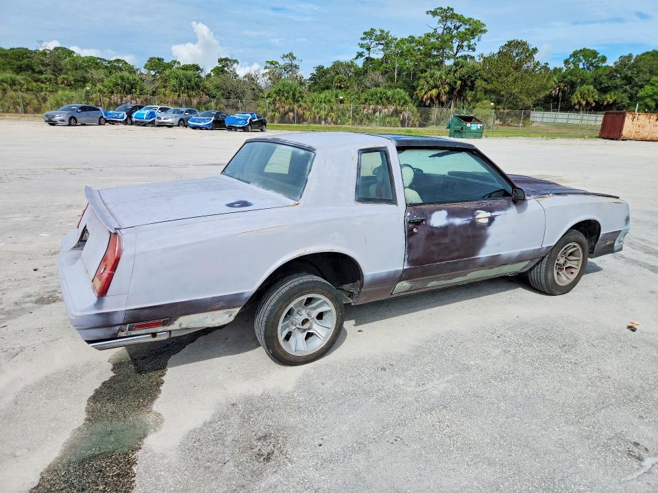 1987 CHEVROLET MONTE CARLO